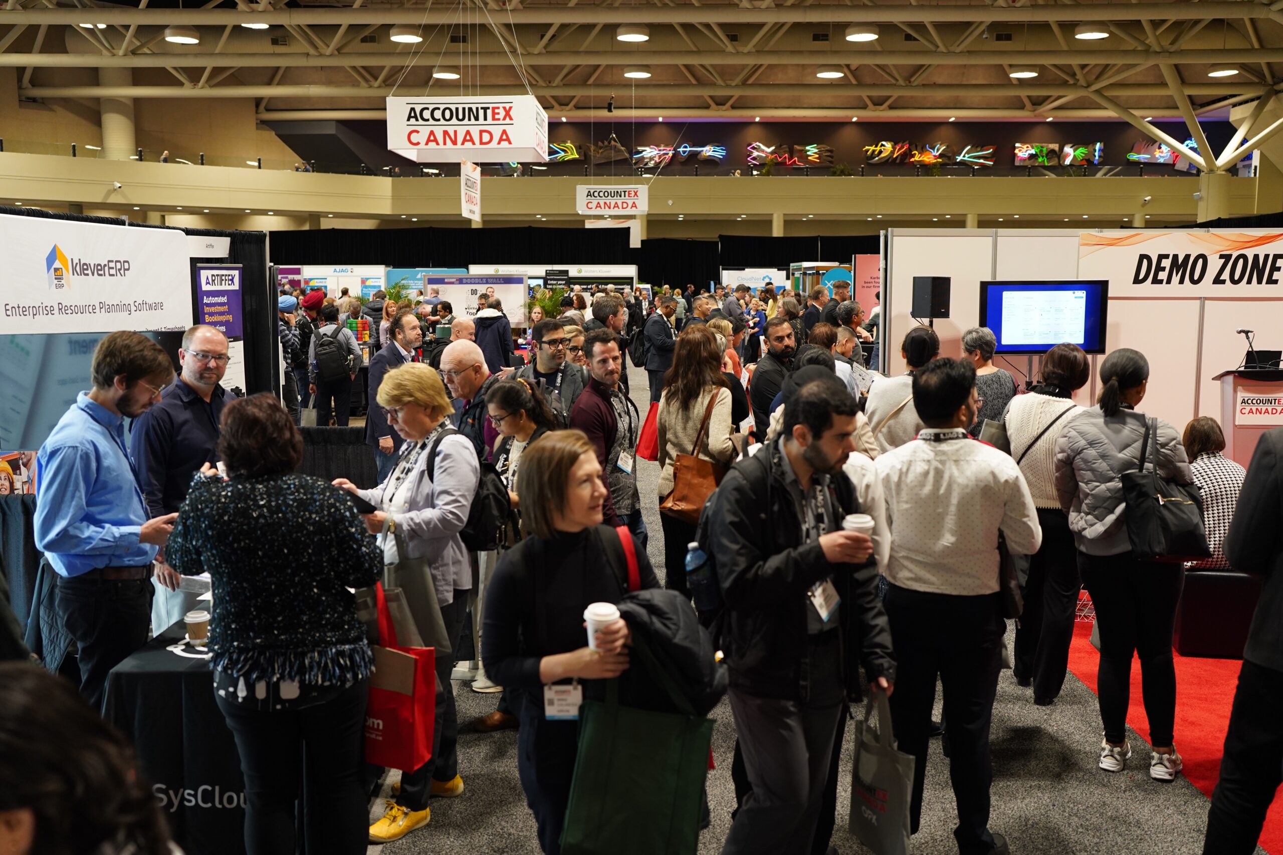 Accountex Canada Exhibition Floor